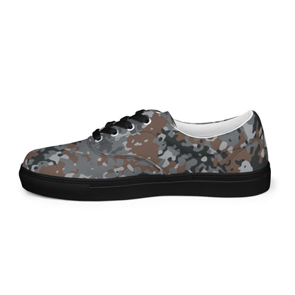 German Flecktarn Urban CAMO Mens Lace-Up Canvas Shoes - Lace-up
