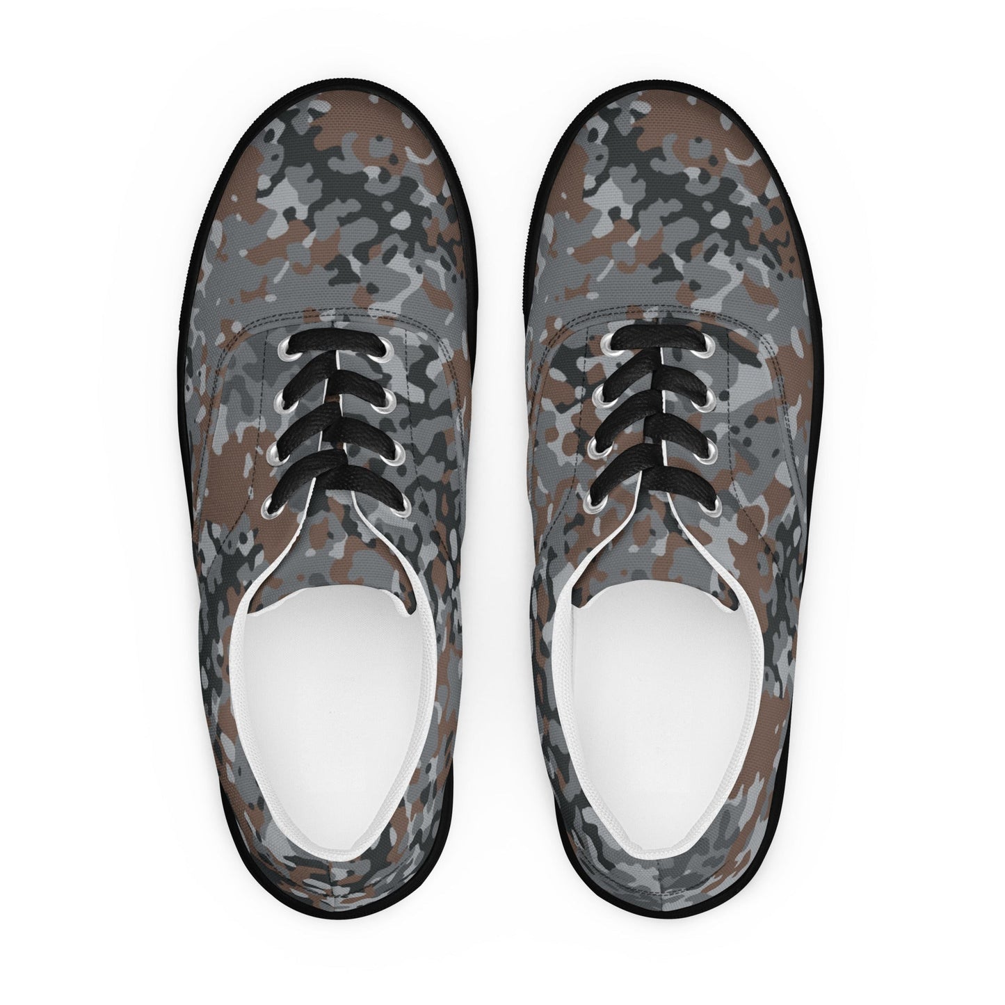 German Flecktarn Urban CAMO Mens Lace-Up Canvas Shoes - Lace-up
