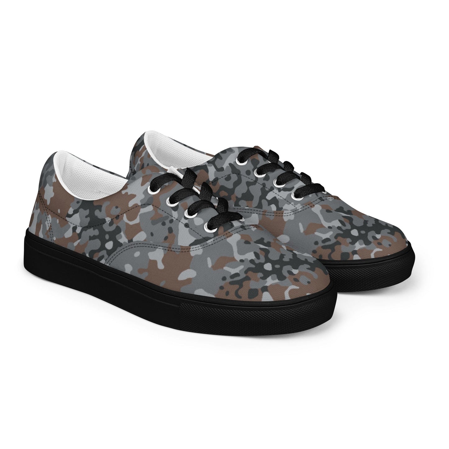 German Flecktarn Urban CAMO Mens Lace-Up Canvas Shoes - Lace-up