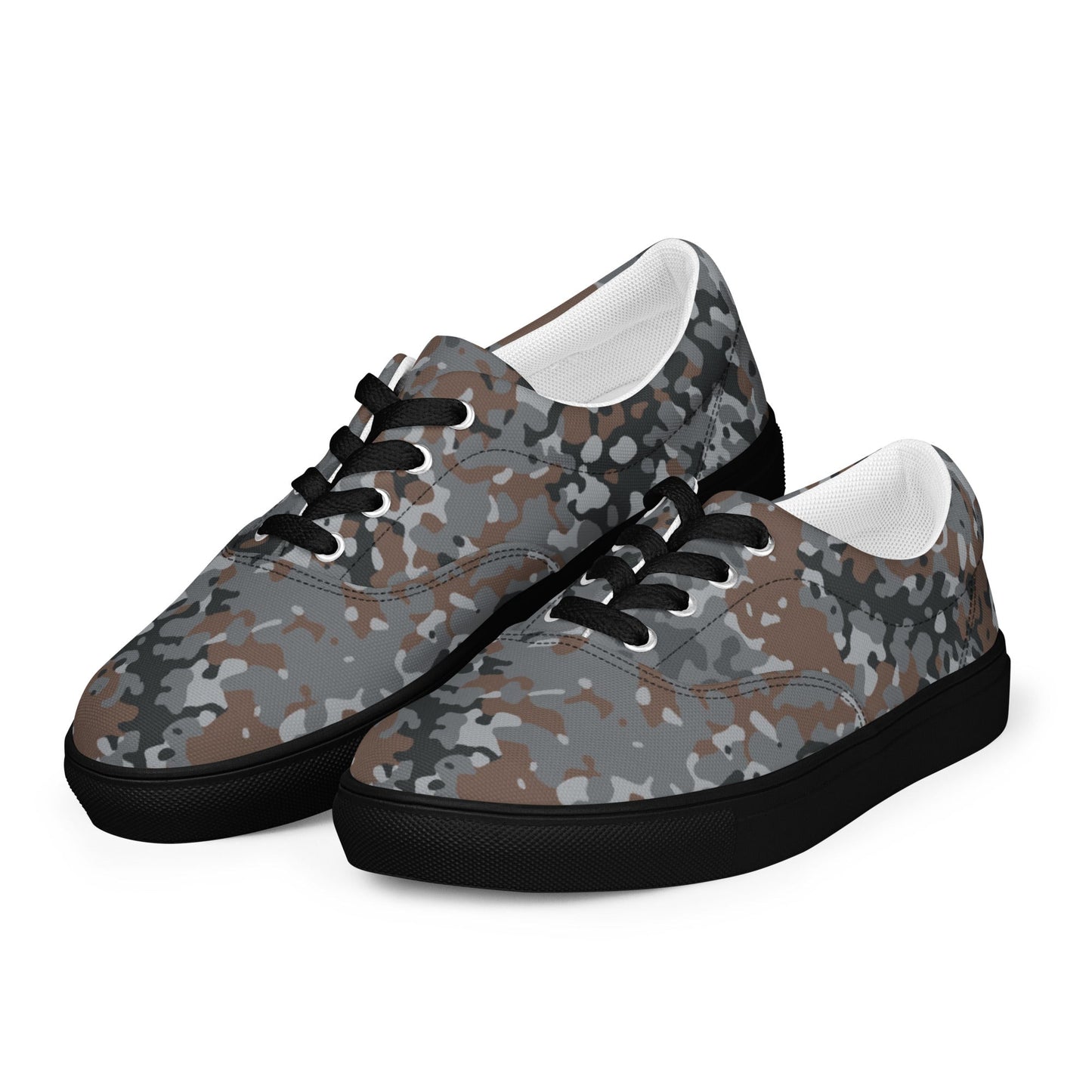 German Flecktarn Urban CAMO Mens Lace-Up Canvas Shoes - Lace-up