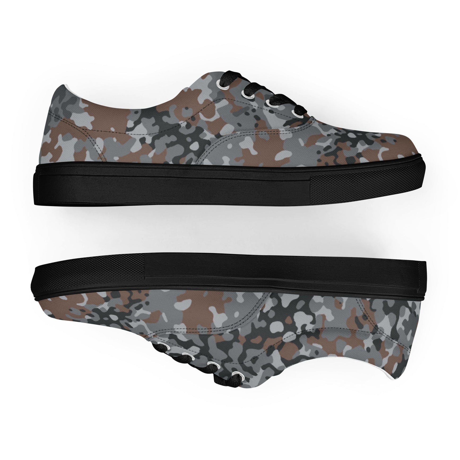 German Flecktarn Urban CAMO Mens Lace-Up Canvas Shoes - Lace-up