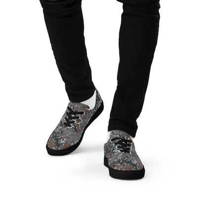 German Flecktarn Urban CAMO Mens Lace-Up Canvas Shoes - Lace-up