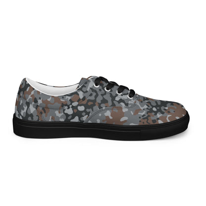 German Flecktarn Urban CAMO Mens Lace-Up Canvas Shoes - Lace-up