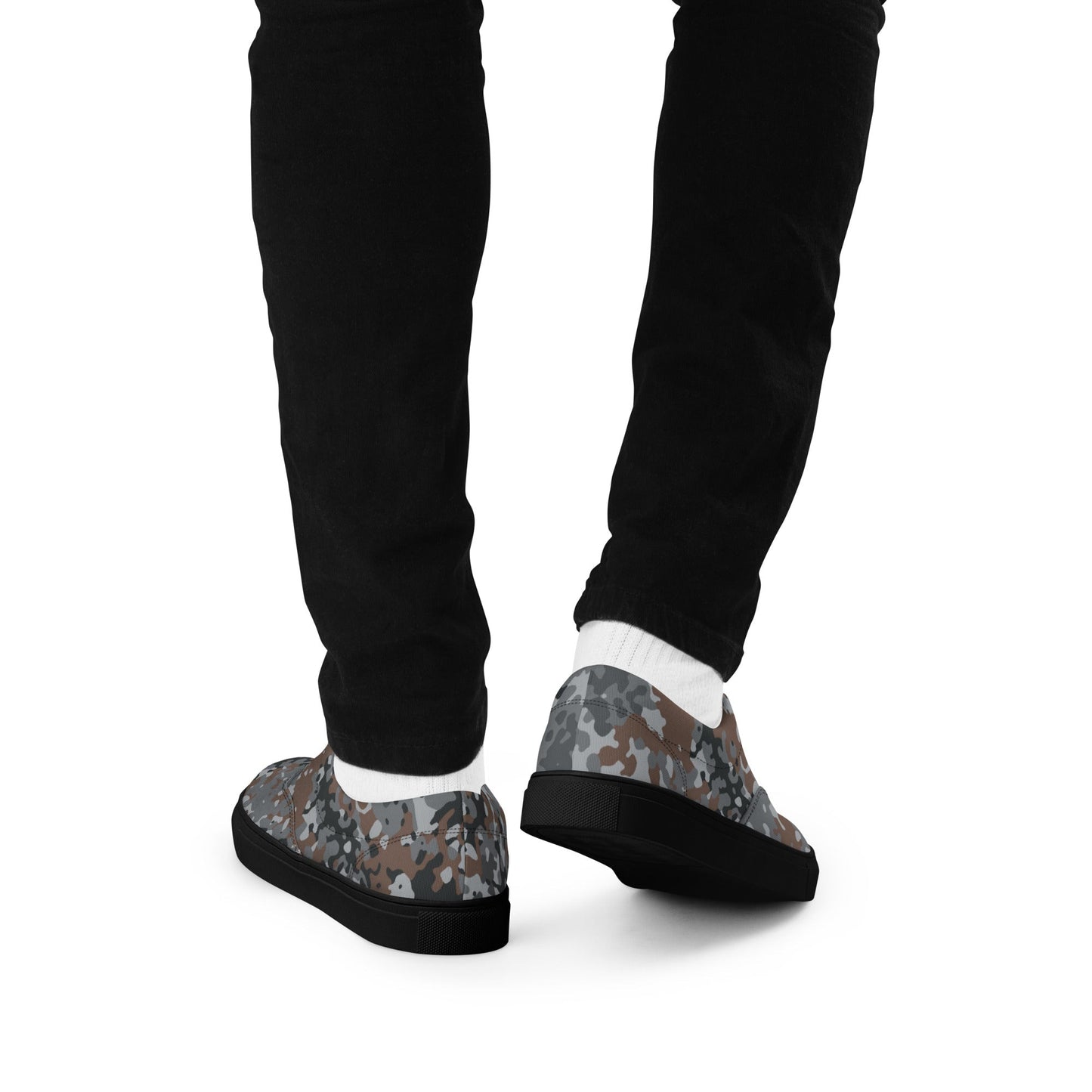 German Flecktarn Urban CAMO Mens Lace-Up Canvas Shoes - Lace-up