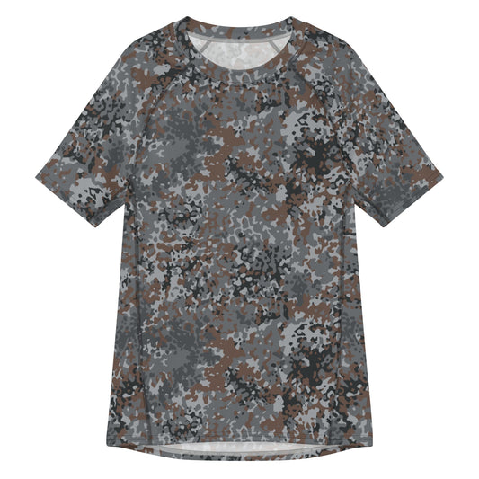 German Flecktarn Urban CAMO Mens Short-Sleeve Rash Guard - 2XS