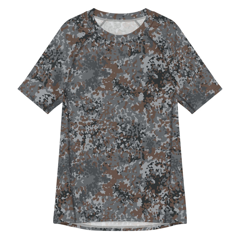 Flecktarn Bundeswehr Urban CAMO Mens Short-Sleeve Rash Guard - 2XS - SS
