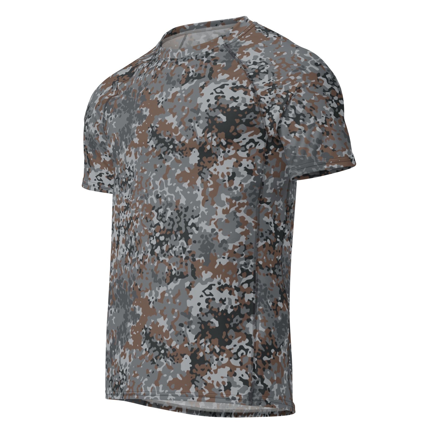 German Flecktarn Urban CAMO Mens Short-Sleeve Rash Guard