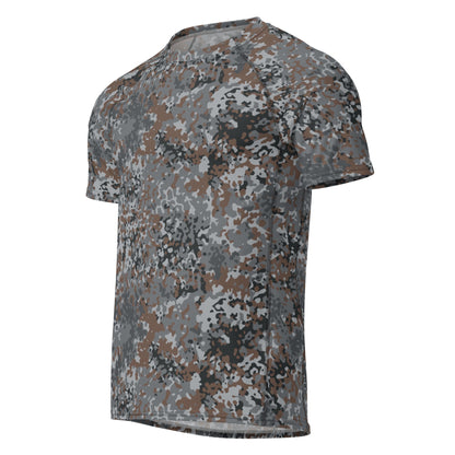 German Flecktarn Urban CAMO Mens Short-Sleeve Rash Guard