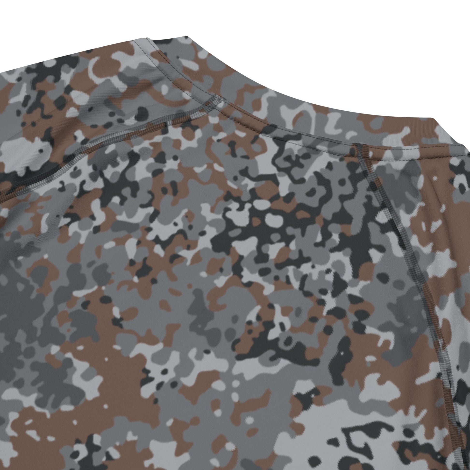 German Flecktarn Urban CAMO Mens Short-Sleeve Rash Guard