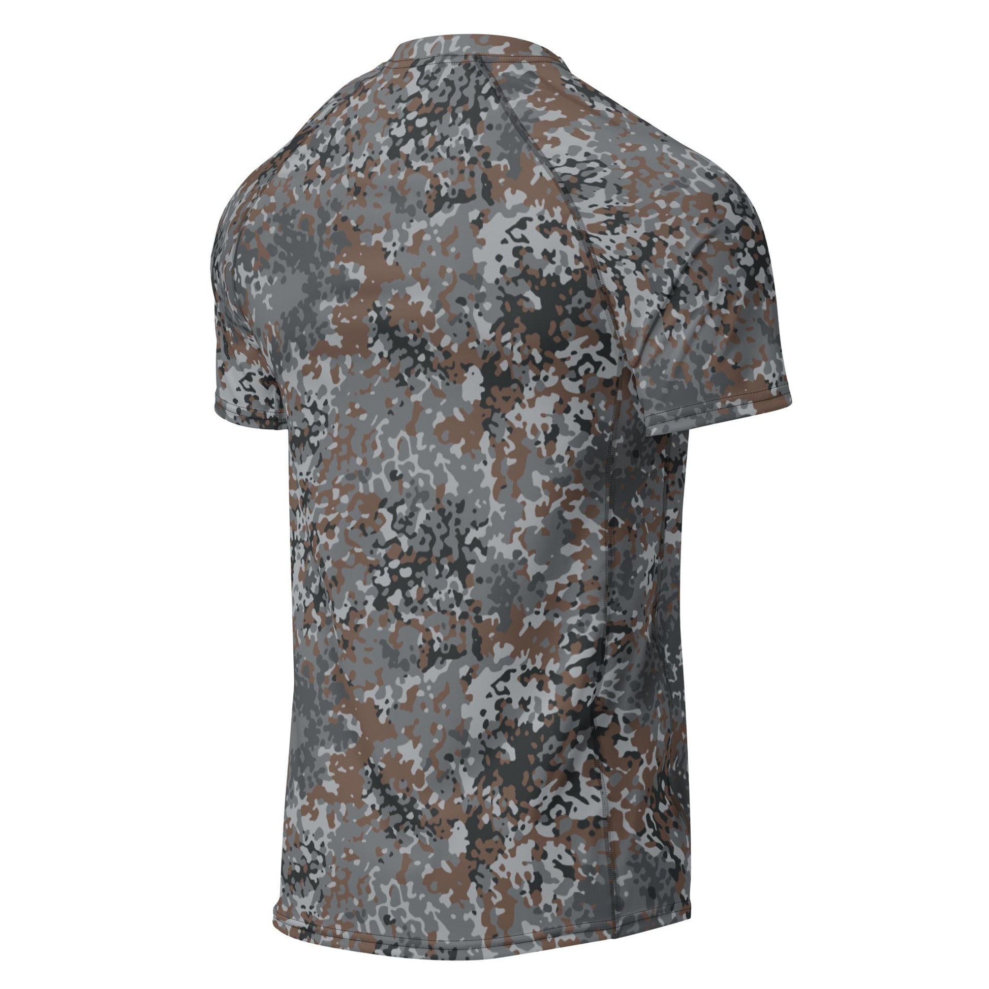 German Flecktarn Urban CAMO Mens Short-Sleeve Rash Guard