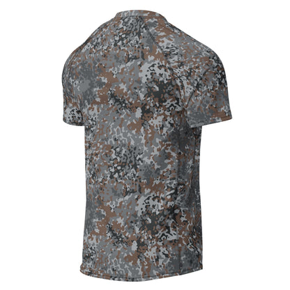 German Flecktarn Urban CAMO Mens Short-Sleeve Rash Guard