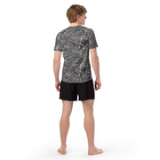 Flecktarn Bundeswehr Urban CAMO Mens Short-Sleeve Rash Guard - SS