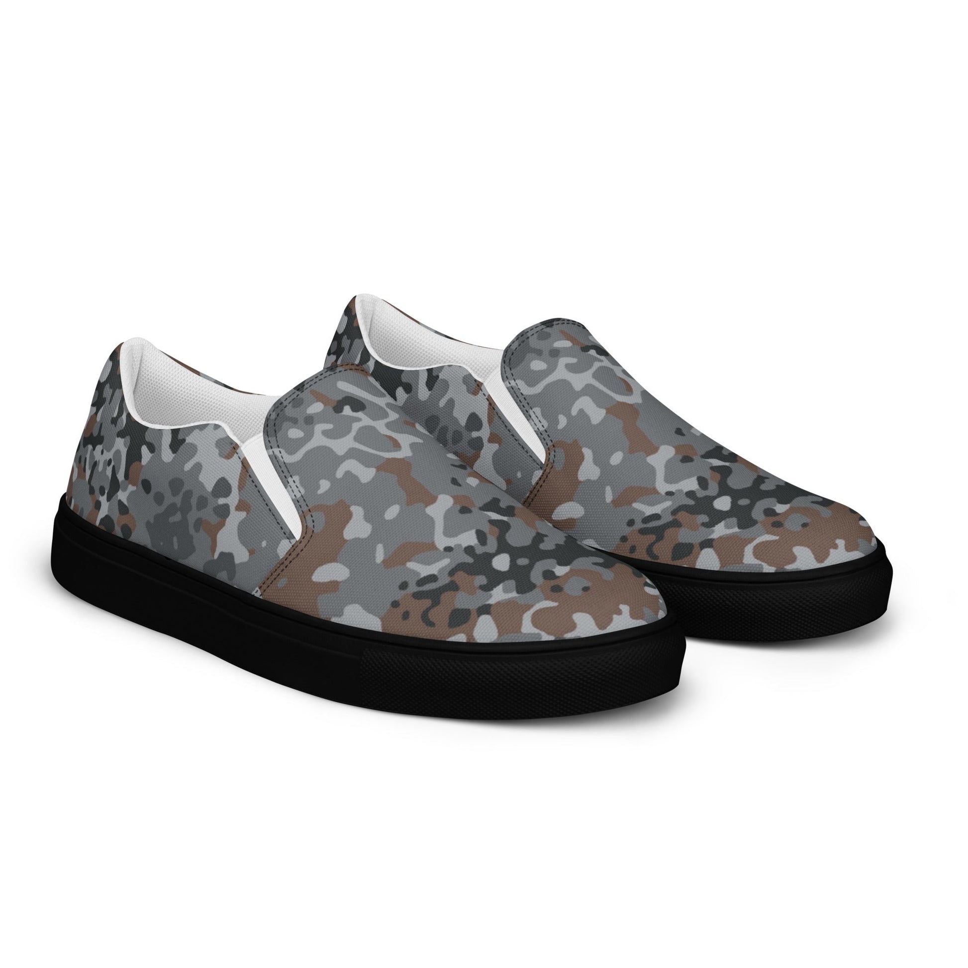 German Flecktarn Urban CAMO Mens Slip-On Canvas Shoes