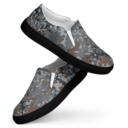 German Flecktarn Urban CAMO Mens Slip-On Canvas Shoes