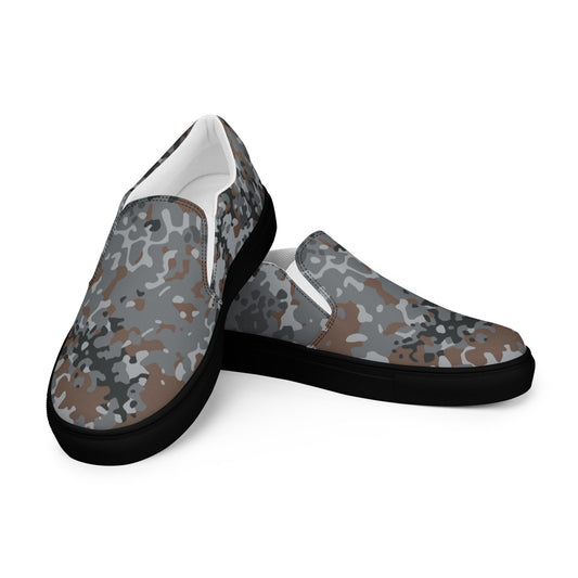 German Flecktarn Urban CAMO Mens Slip-On Canvas Shoes - 5