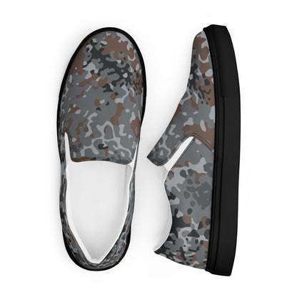 German Flecktarn Urban CAMO Mens Slip-On Canvas Shoes