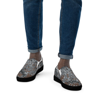 German Flecktarn Urban CAMO Mens Slip-On Canvas Shoes