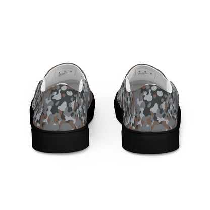 German Flecktarn Urban CAMO Mens Slip-On Canvas Shoes