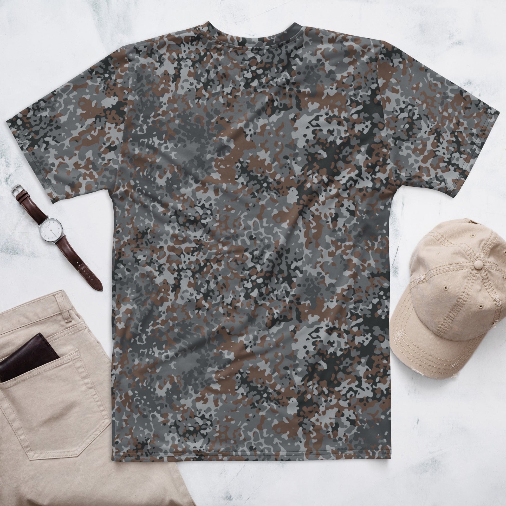 German Flecktarn Urban CAMO Mens T-Shirt