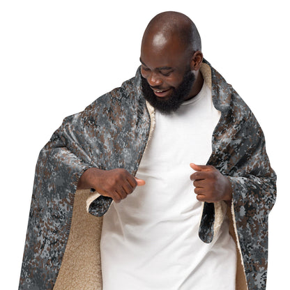 German Flecktarn Urban CAMO Sherpa Blanket