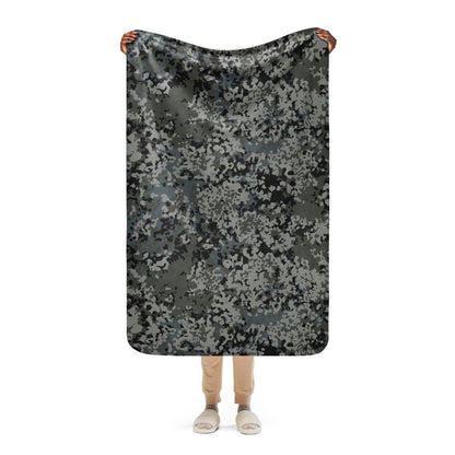 German Flecktarn Urban CAMO Sherpa blanket - 37″×57″ - Blanket
