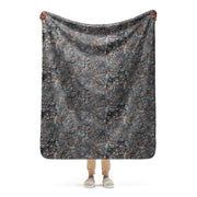Flecktarn Bundeswehr Urban CAMO Sherpa Blanket - 50″×60″