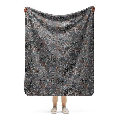 German Flecktarn Urban CAMO Sherpa Blanket - 50″×60″