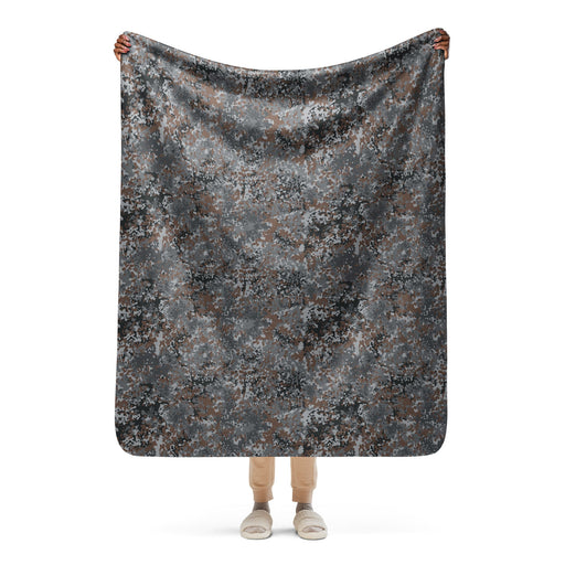 Flecktarn Bundeswehr Urban CAMO Sherpa Blanket - 50″×60″