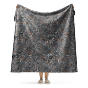 Flecktarn Bundeswehr Urban CAMO Sherpa Blanket - 60″×80″