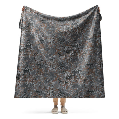 German Flecktarn Urban CAMO Sherpa Blanket - 60″×80″