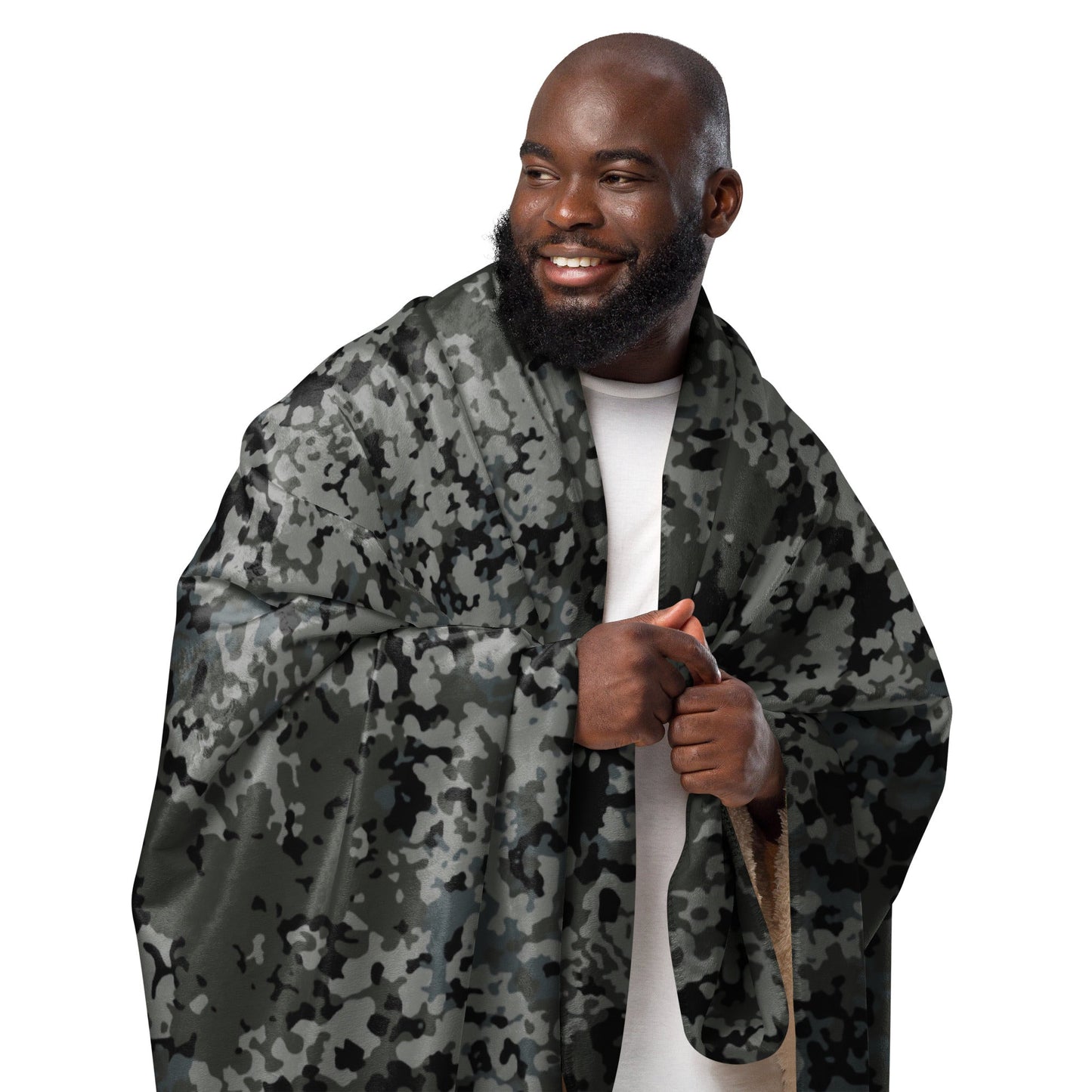 German Flecktarn Urban CAMO Sherpa blanket - Blanket