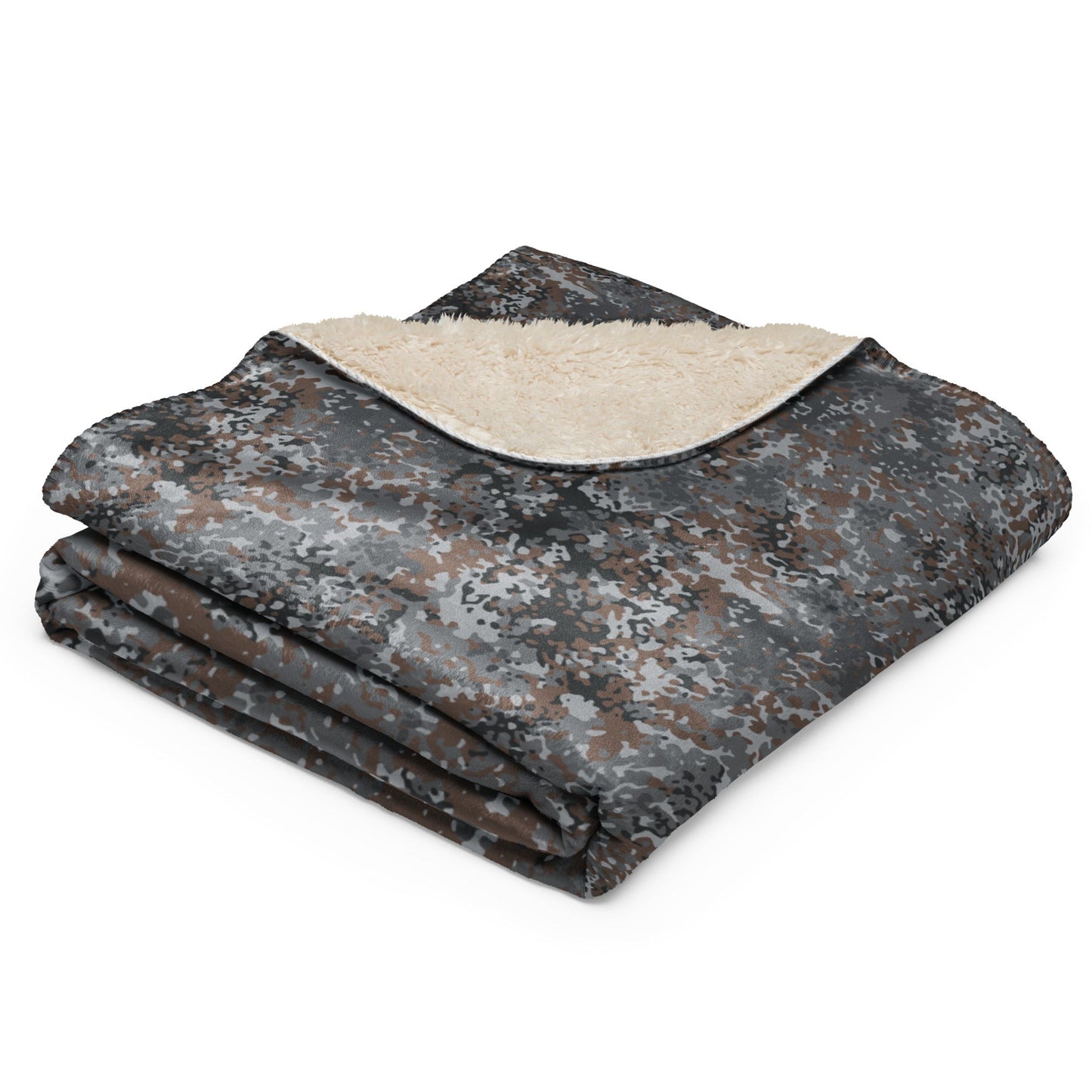 German Flecktarn Urban CAMO Sherpa Blanket