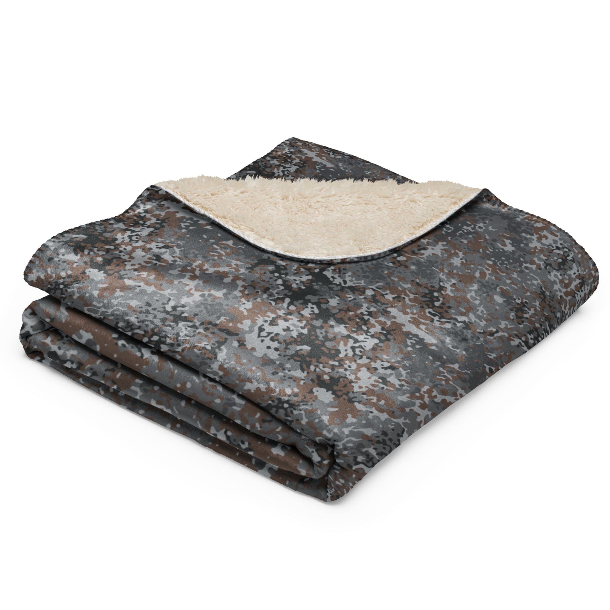 German Flecktarn Urban CAMO Sherpa Blanket