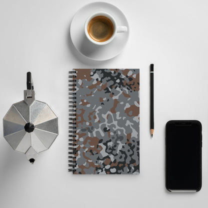German Flecktarn Urban CAMO Spiral Notebook