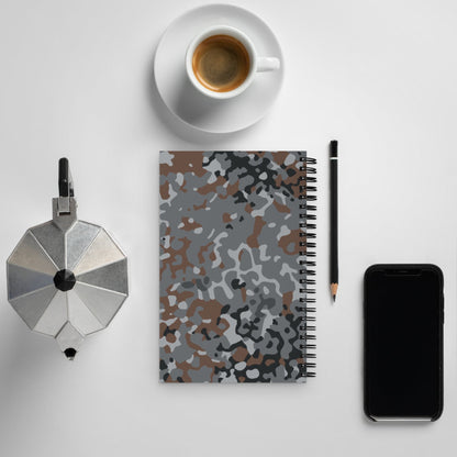 German Flecktarn Urban CAMO Spiral Notebook