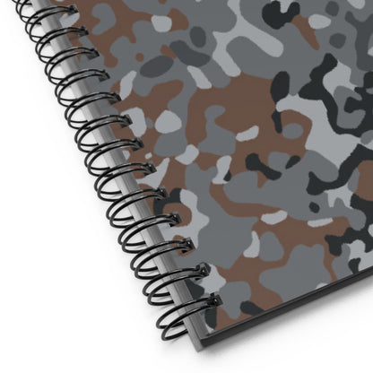 German Flecktarn Urban CAMO Spiral Notebook