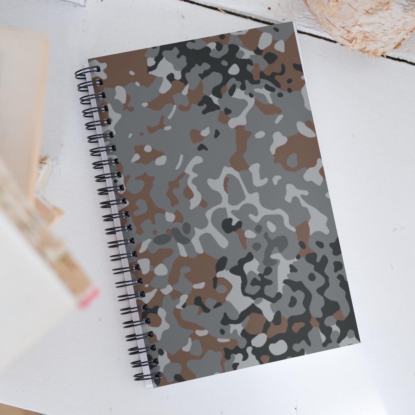 German Flecktarn Urban CAMO Spiral Notebook