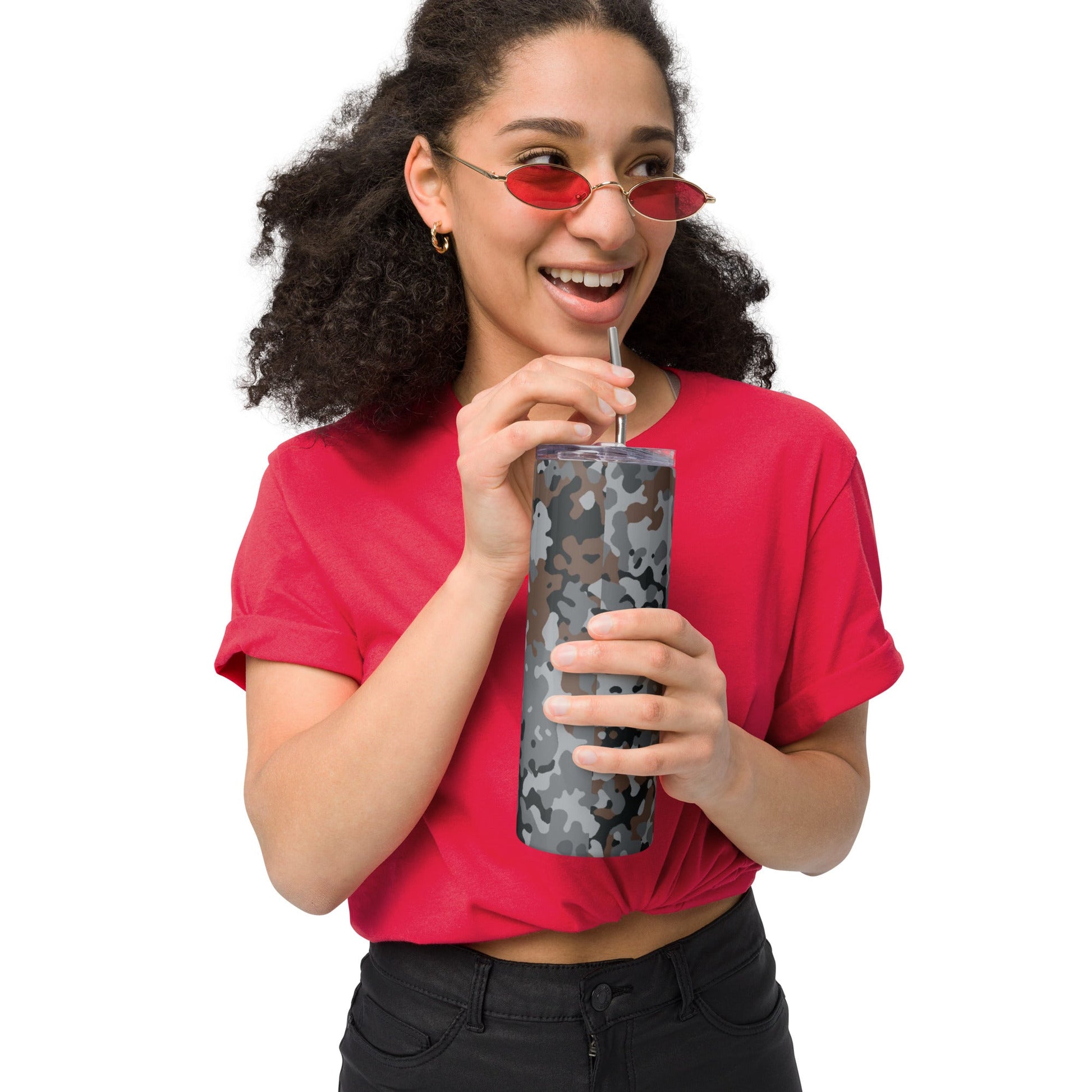 German Flecktarn Urban CAMO Stainless Steel Tumbler