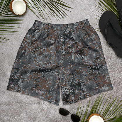 German Flecktarn Urban CAMO Unisex Athletic Long Shorts