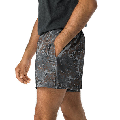 German Flecktarn Urban CAMO Unisex Athletic Shorts - XS
