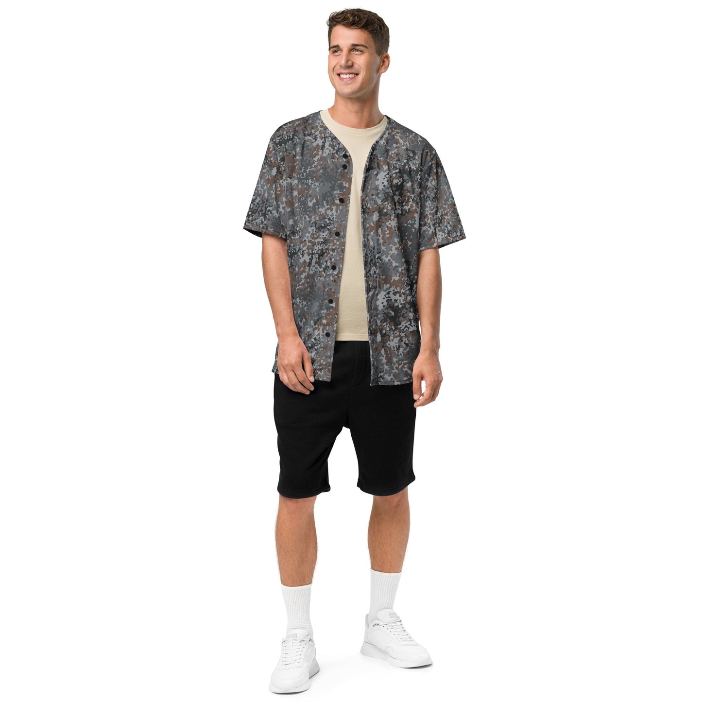 German Flecktarn Urban CAMO Unisex Baseball Jersey
