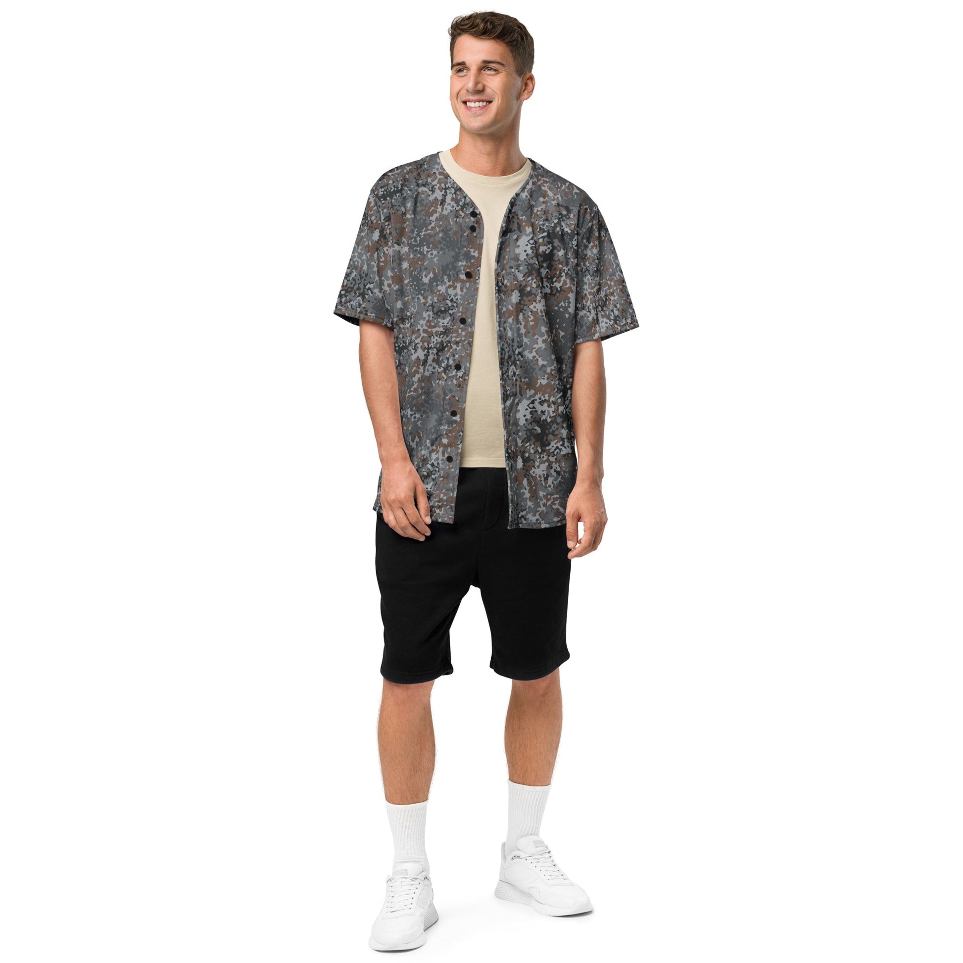 German Flecktarn Urban CAMO Unisex Baseball Jersey