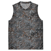 Flecktarn Bundeswehr Urban CAMO Unisex Basketball Jersey