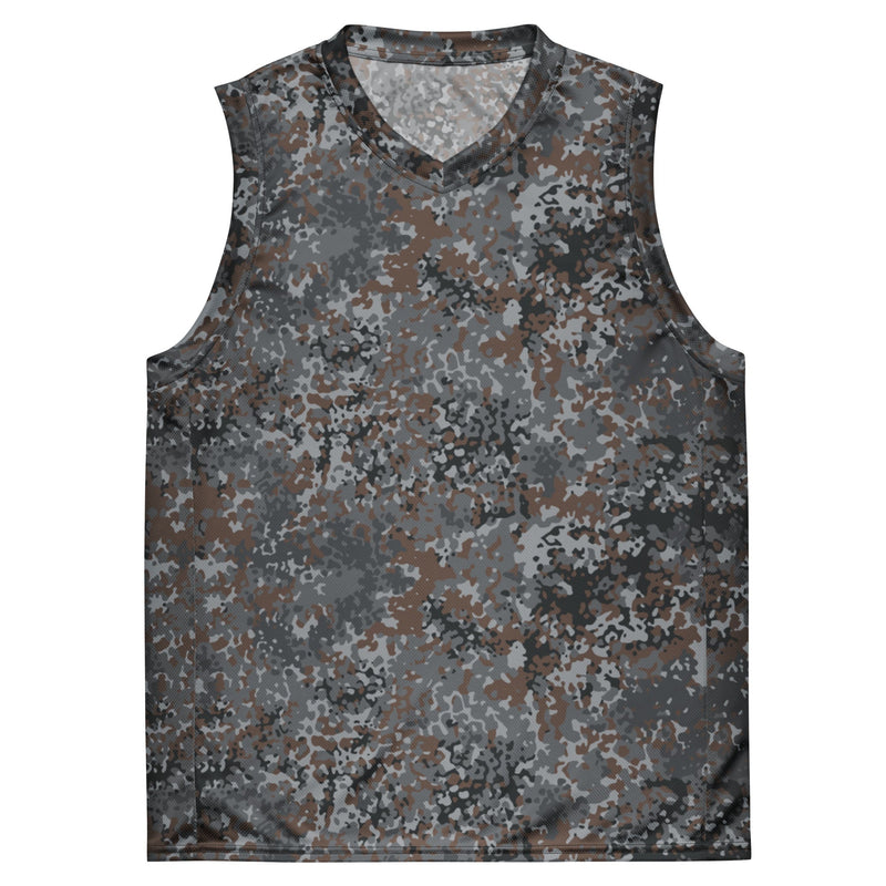 Flecktarn Bundeswehr Urban CAMO Unisex Basketball Jersey