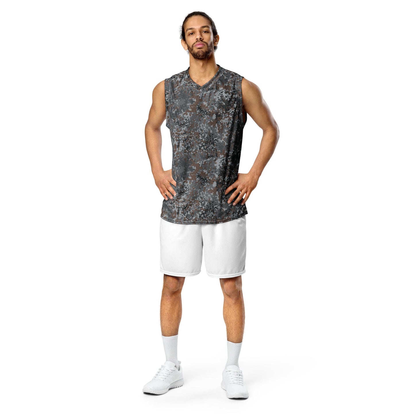 German Flecktarn Urban CAMO Unisex Basketball Jersey