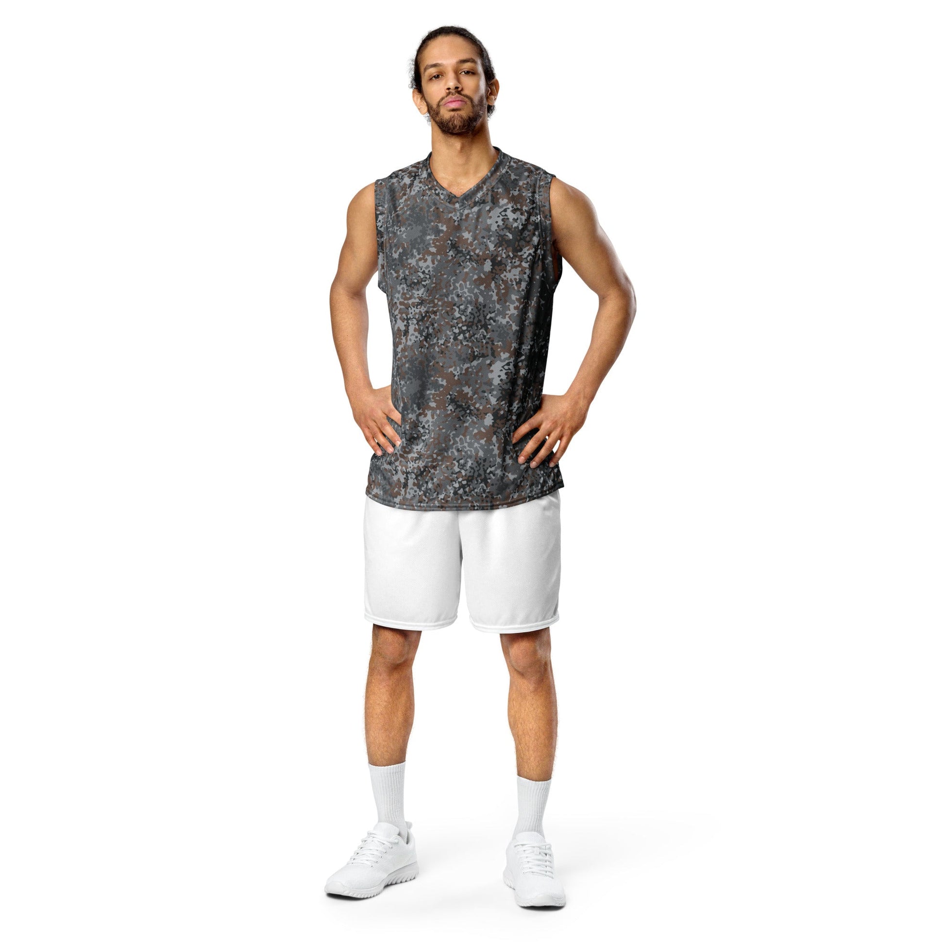 German Flecktarn Urban CAMO Unisex Basketball Jersey