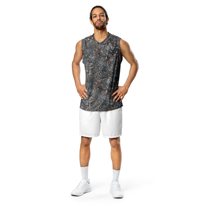 German Flecktarn Urban CAMO Unisex Basketball Jersey