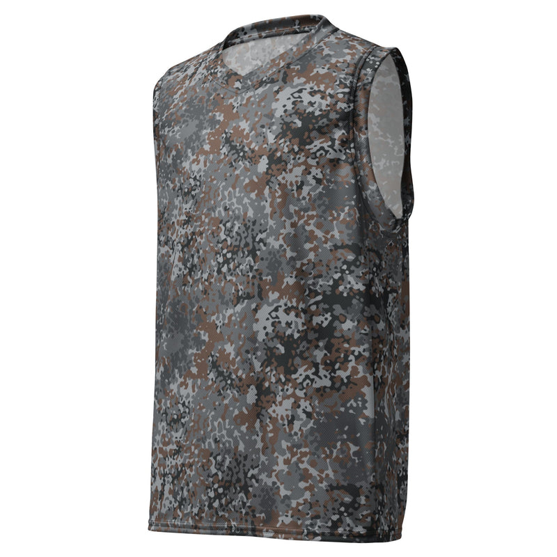 Flecktarn Bundeswehr Urban CAMO Unisex Basketball Jersey