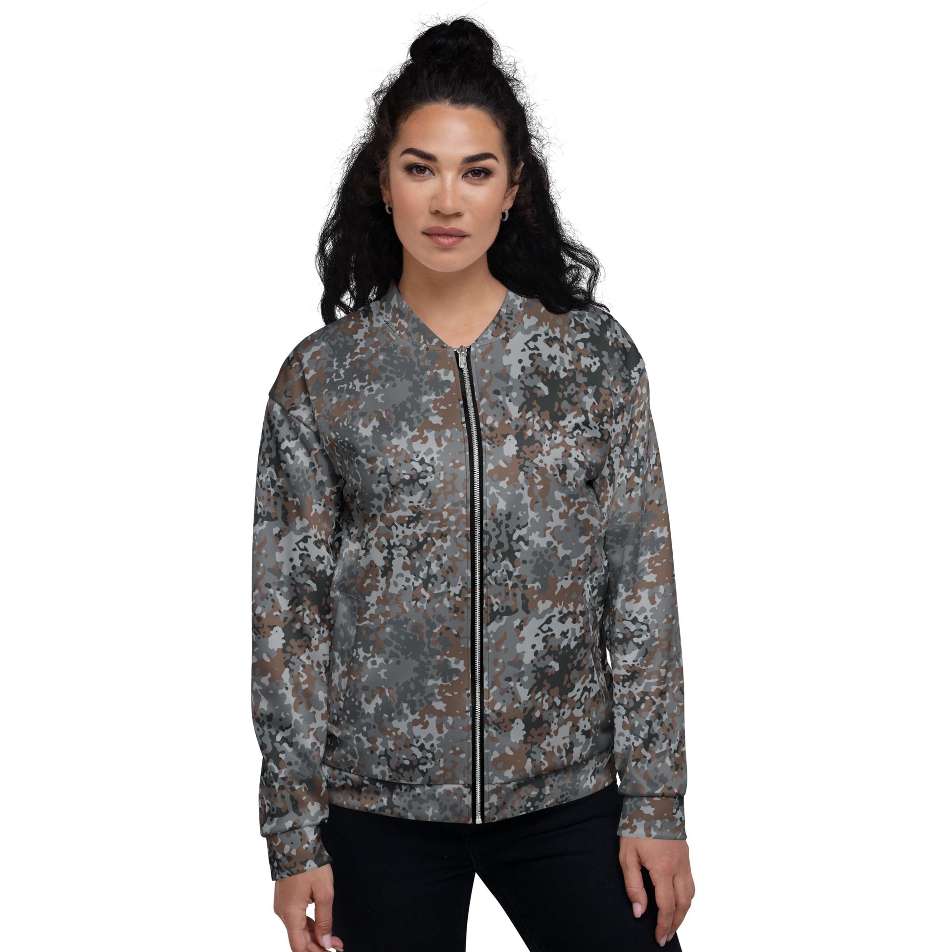 German Flecktarn Urban CAMO Unisex Bomber Jacket