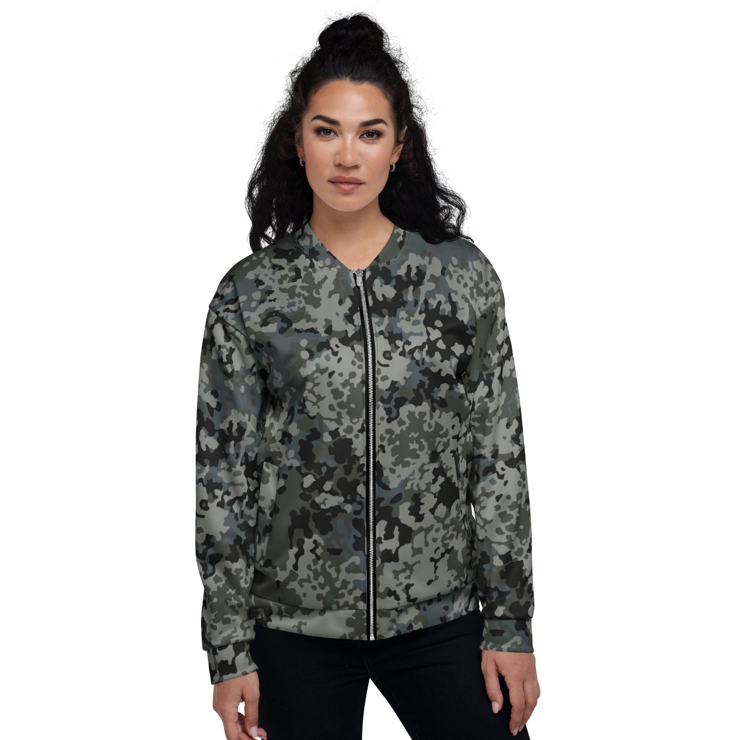 German Flecktarn Urban CAMO Unisex Bomber Jacket - Jackets